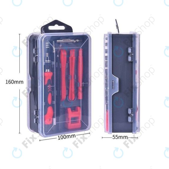 Kingsdun - Professional Screwdriver Set for iPhone 117in1 (Red Edition)