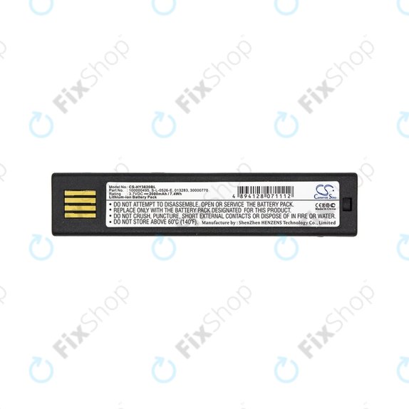 Honeywell 1202g, 1452G, 1472G, 1902GHD/GSR, 1911i, 1981i, 3820/i, 4620, 4820/i, 5620, 6320, 8675i, Xenon 3820/i, 4820/i, 5620, 6320 - Battery 100000495, S-L-0526-E, HO48L1-G 2000mAh HQ