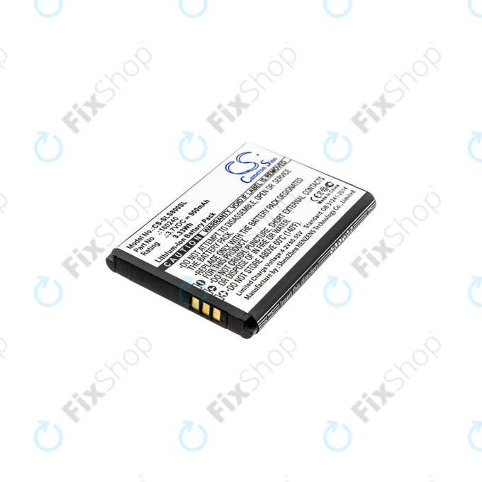 Battery for Steelseries 61298rx, Siberia 840, 900mAh, Li-Ion, 3.7V, 160240, HQ