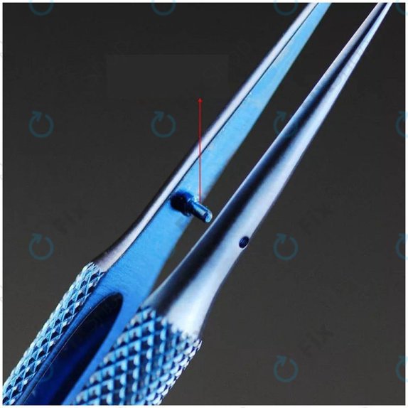 2UUL BlueT Curved Head - Titanium Alloy Tweezer for Precise Wire Jump (0.1mm)