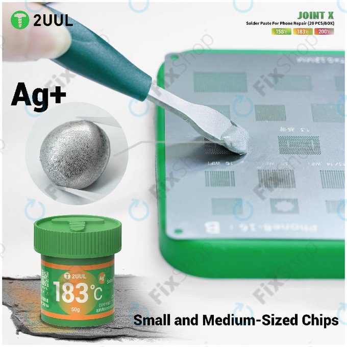 Solder Paste, Standard, 2UUL FS183, (183C)