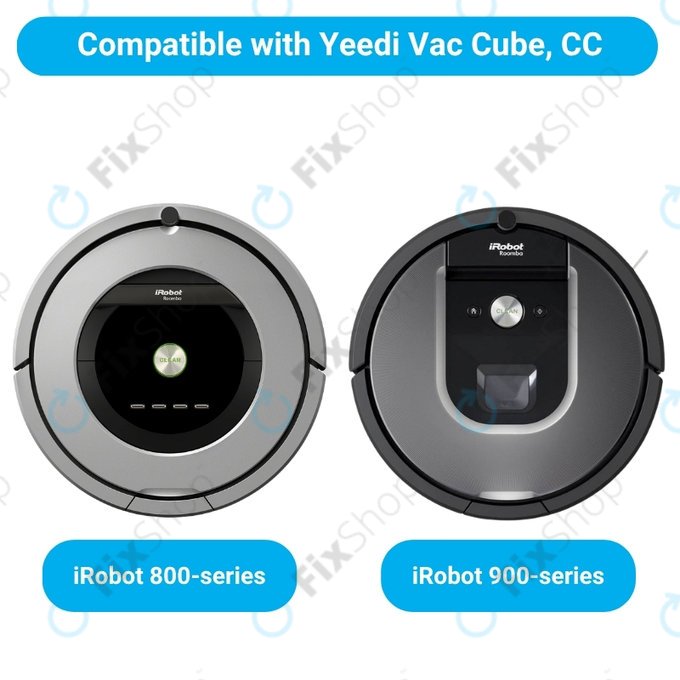 Replacement set for iRobot Roomba 800, 900-series (2 pairs of Main brushes, 4x Filter, 4x Side brush)