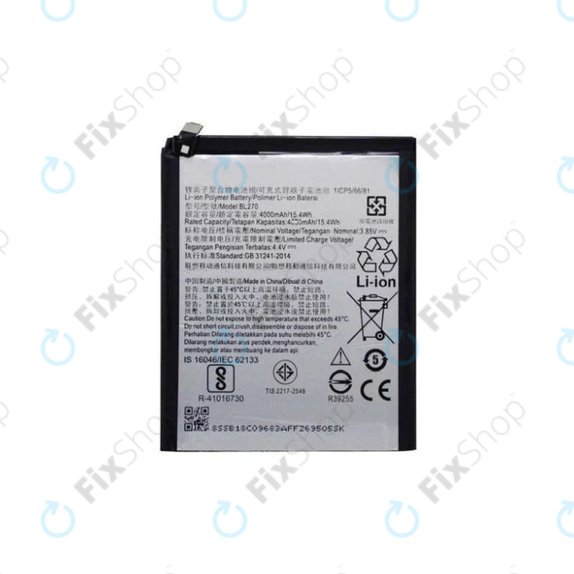 Motorola Moto G6 Play XT1922, Lenovo K6 Note, Moto E5 XT1944 - Battery BL270 4000mAh