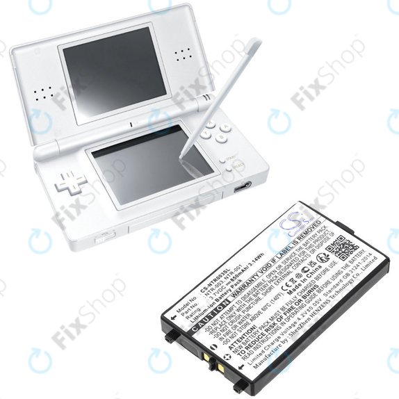 Battery for Nintendo, 850mAh, Li-Ion, 3.7V, NTR-003, HQ