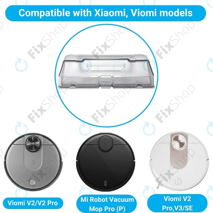 Xiaomi Mi Robot Vacuum Mop Pro (P), Viomi V2 Pro, V3, SE - Dust Bin