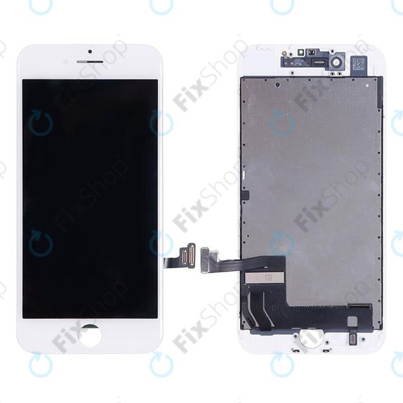 Display for iPhone 7, White, Touch Screen with Frame