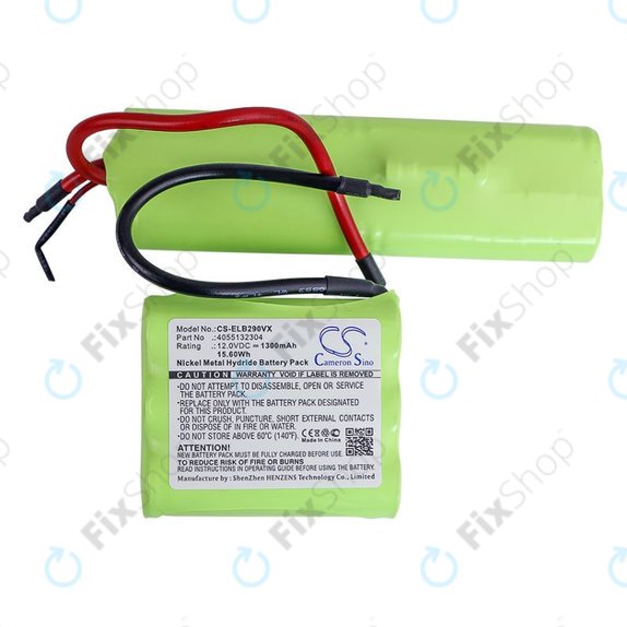 Battery for AEG, Electrolux, 1300mAh, Ni-MH, 12V, 4055132304, HQ