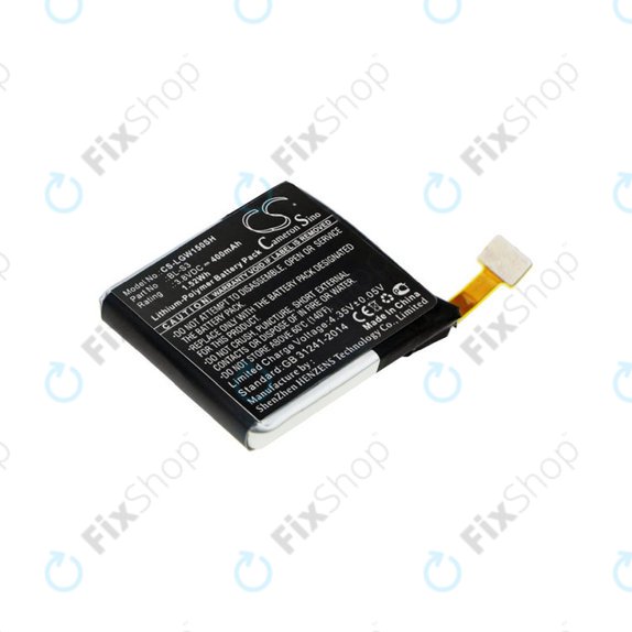 Battery for LG W150, LG Watch Urbane, 400mAh, Li-Pol, 3.8V, BL-S3, HQ