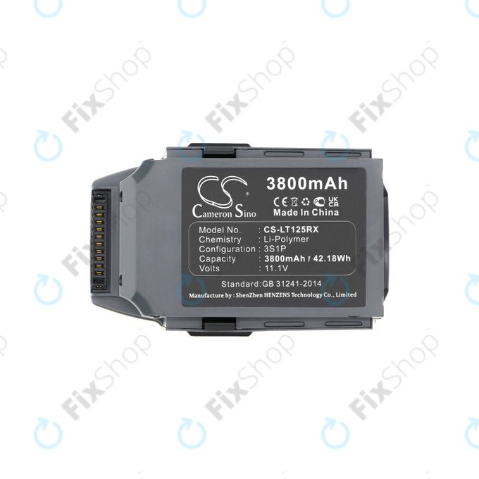 Battery for DJI Mavic Pro, 3800mAh, Li-Pol, 11.1 V, GP785075-38300DB, HQ