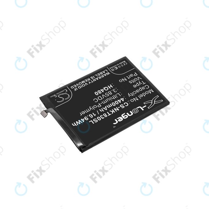 Battery for Nokia 8.3 2020 5G, 4400mAh, Li-Pol, 3.85V, HQ480, HQ