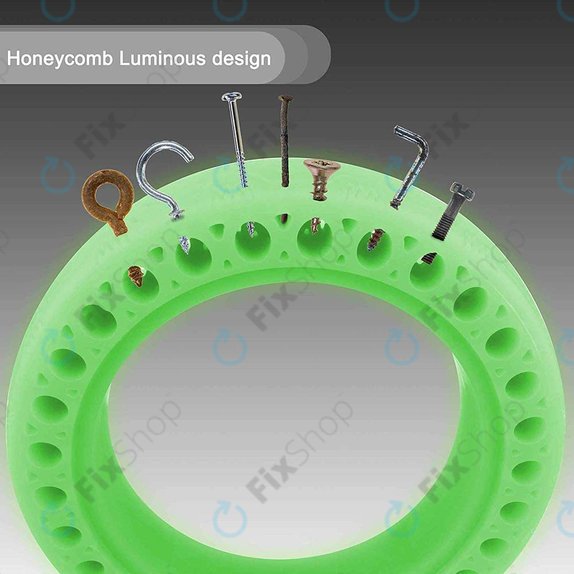 Xiaomi Mi Electric Scooter 1S, 2 M365, Essential, Pro, Pro 2 - Durable Full Tubeless Tire (Green Fluorescent)