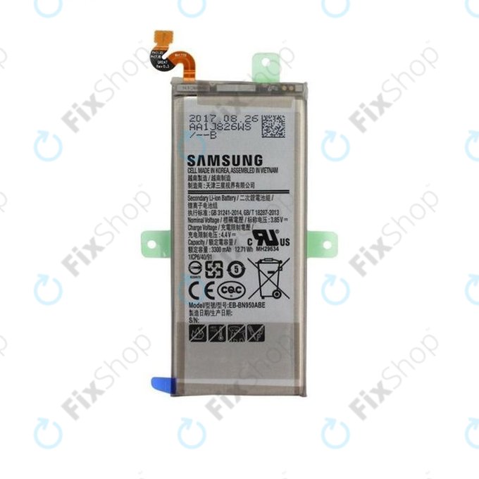 Samsung Galaxy Note 8 N950FD - Battery EB-BN950ABE, EB-BN950ABA 3300mAh - GH82-15090A Genuine Service Pack