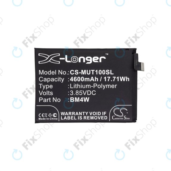 Xiaomi Mi 10T Lite 5G, Redmi Note 9 Pro 5G - Battery BM4W 4600mAh HQ