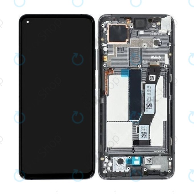 Xiaomi Mi 10T 5G, Mi 10T Pro 5G - LCD Display + Touch Screen + Frame (Cosmic Black) - 5600030J3S00 Genuine Service Pack