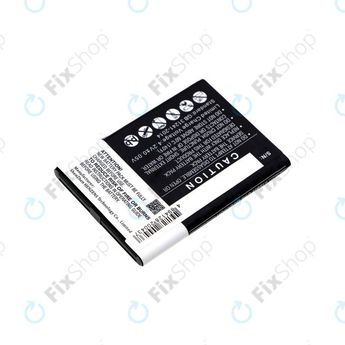 Battery for Nokia 2660 Flip 4G, 1150mAh, Li-Ion, 3.7V, BL-L4E, HQ