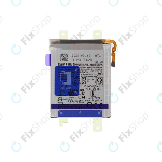 Battery for Samsung Z Flip7 FE, Sub, EB-BF742ABE, GH82-37737A, Genuine Service Pack