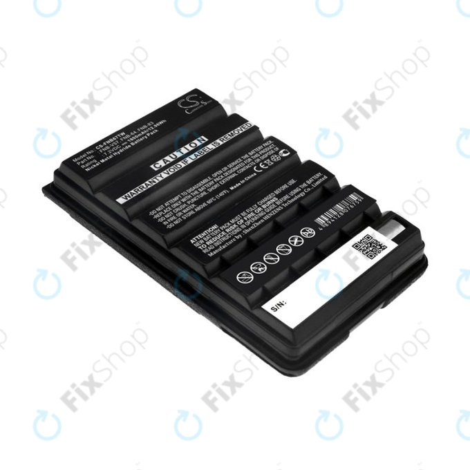 Battery for Standard Horizon HX600S, Vertex VX-427, 1800mAh, Ni-MH, 7.2V, FNB-V57H, HQ