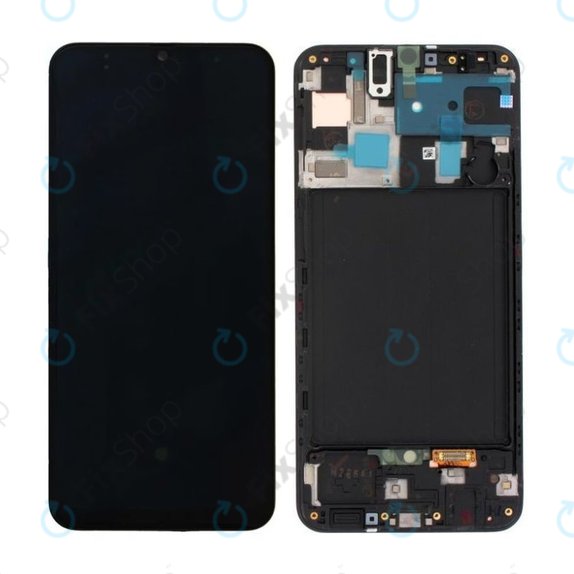 Samsung Galaxy A50 A505F - LCD Display + Touch Screen + Frame (Black) - GH82-19204A, GH82-19713A, GH82-19714A, GH82-19289A Genuine Service Pack