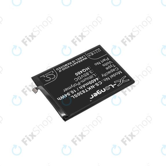 Battery for Nokia 8.3 2020 5G, 4400mAh, Li-Pol, 3.85V, HQ480, HQ