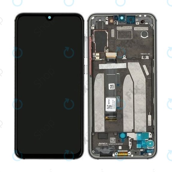 Xiaomi Mi 9 SE - LCD Display + Touch Screen + Frame (Black) - 5606101010B6 Genuine Service Pack