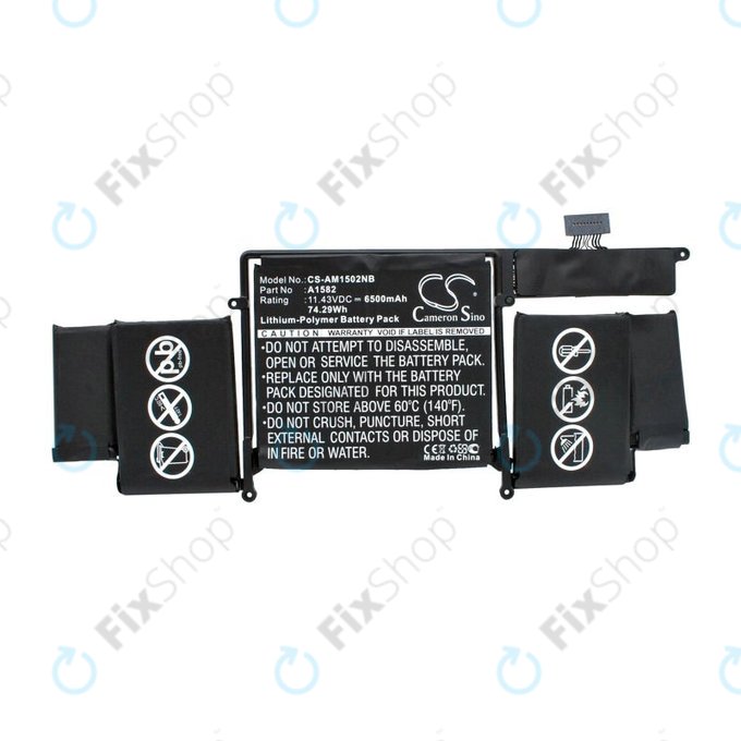 Apple MacBook Pro 13" A1502 (Early 2015) - Battery A1582 6500mAh HQ