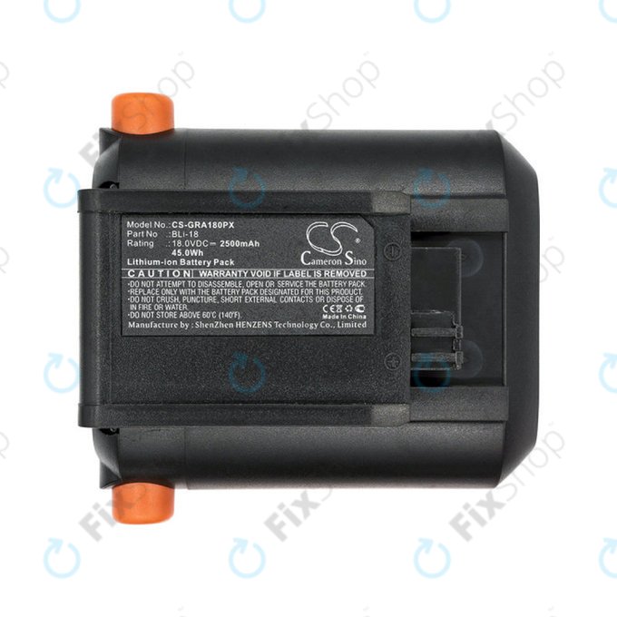 Battery for Gardena Accu Hedge, Accujet, Comfortcut Li-18, Easycut, Trimmer Easycut Li-18, 2500mAh, Li-Ion, 18V, BLi-18, HQ