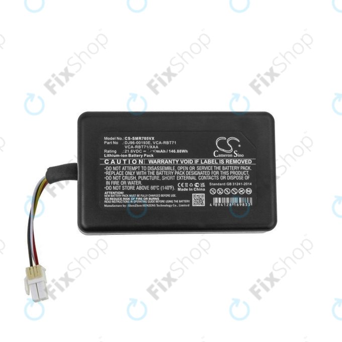 Samsung PowerBot R7040 - Battery DJ96-00193E, VCA-RBT71 Li-Ion 21.6V 4583mAh HQ