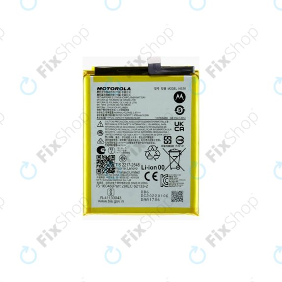 Motorola Moto G52 XT2221, G82 5G XT2225 - Battery NE50 5000mAh - SB18D38323 Genuine Service Pack