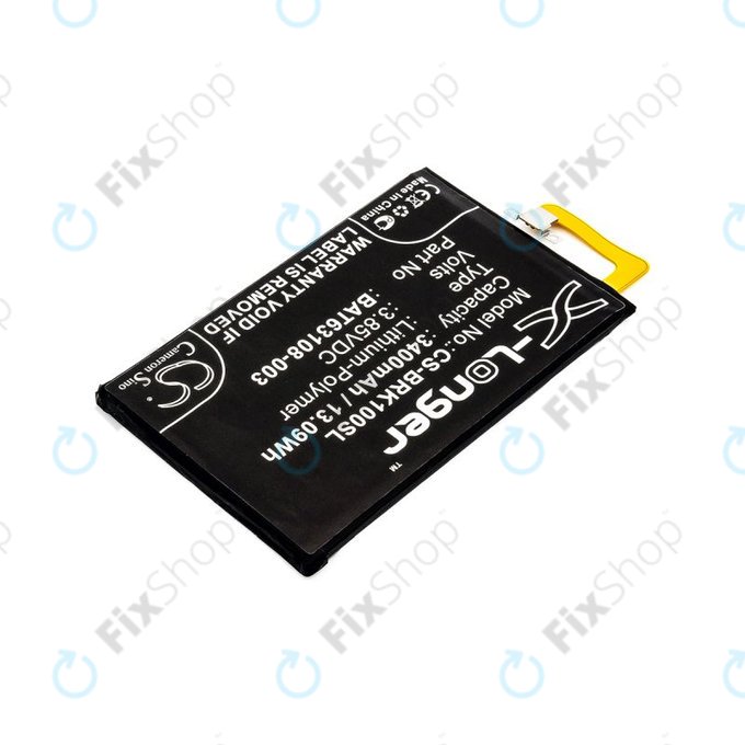 Battery for Blackberry Keyone, 3400mAh, Li-Pol, 3.85V, BAT63108-003, HQ