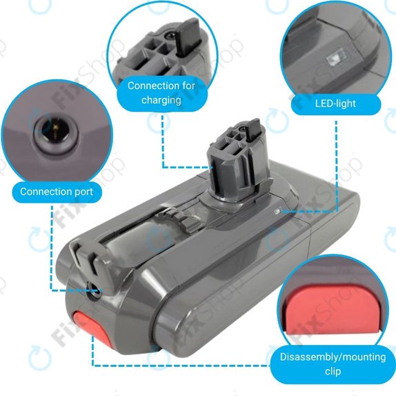 Dyson V11, V15, V15s, Outsize - Battery SV15, SV18, 970938-01 Li-Ion 25.2V 3600mAh