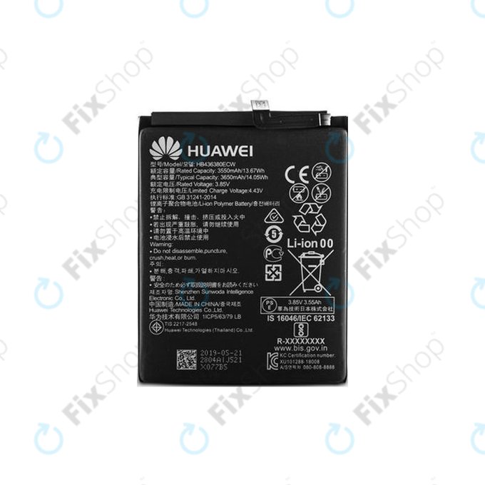 Huawei P30 - Battery HB436380ECW 3650mAh - 24022804 Genuine Service Pack