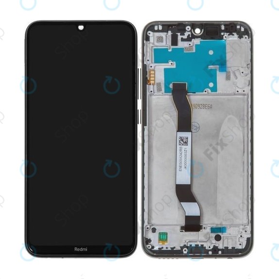 Xiaomi Redmi Note 8 - LCD Display + Touch Screen + Frame (Space Black) - 5600050C3J00 Genuine Service Pack