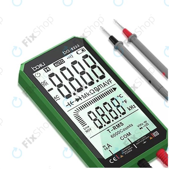 Baku BA-8233 - Professional Digital Multimeter with Touch Screen