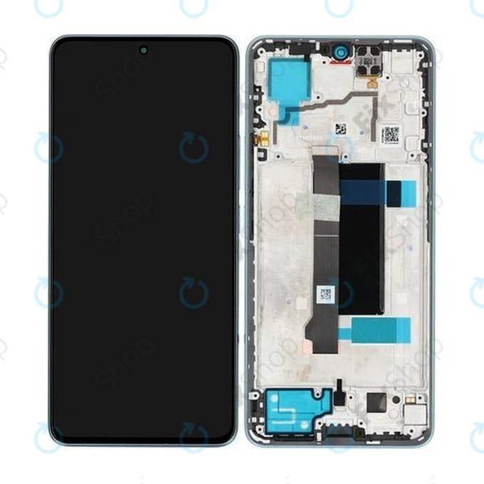 Xiaomi Redmi Note 13 Pro 5G 2312DRA50C - LCD Display + Touch Screen + Frame (Ocean Teal) - 5600010N1600 Genuine Service Pack