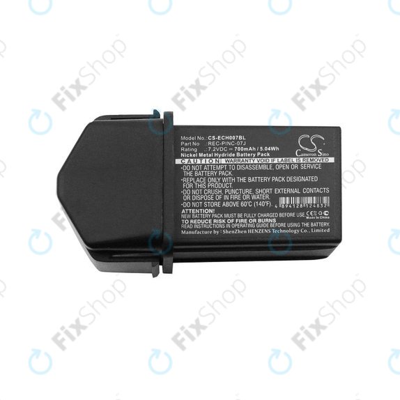 Battery for Elca CONTROL-0, 700mAh, Ni-MH, 7.2V, PINC 07MH, HQ