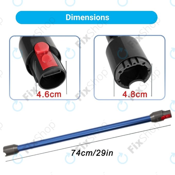 Dyson V12 - Suction Tube (Blue)