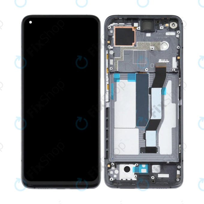 Xiaomi Mi 10T 5G M2007J3SY, Mi 10T Pro 5G M2007J3SG - LCD Display + Touch Screen + Frame (Cosmic Black) TFT
