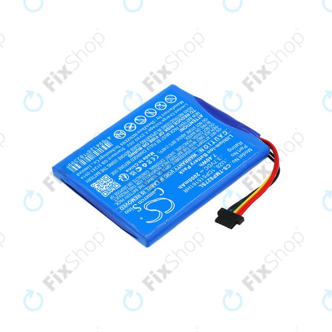 Battery for TomTom Pro 8270, Pro 8275, 2000mAh, Li-Ion, 3.7V, UZ6, HQ