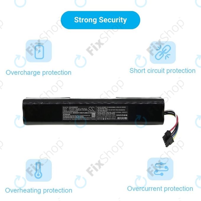 Neato Botvac D3, D4, D5, D6, D7-series - Battery 945-0225, 205-0011, 205-0013 Li-Ion 14.4V 4200mAh HQ