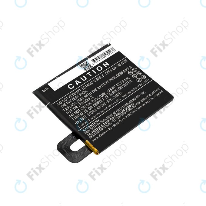 Battery for Google Pixel 2 G011A, 2700mAh, Li-Pol, 3.85 V, G011A-B, HQ