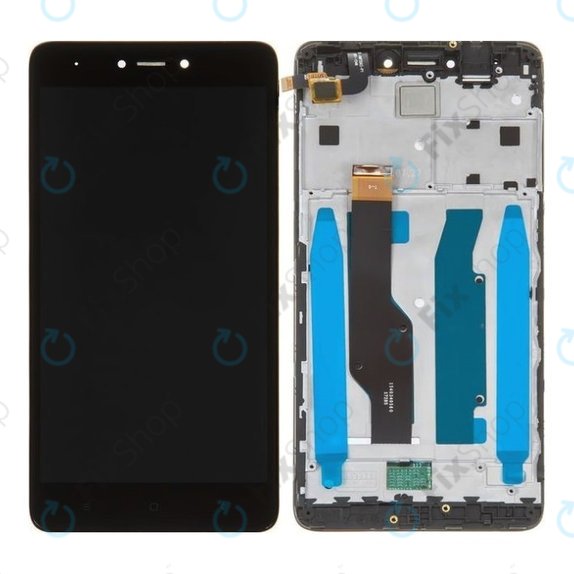 Xiaomi Redmi Note 4 SD Global, Redmi Note 4X - LCD Display + Touch Screen + Frame (Black) TFT