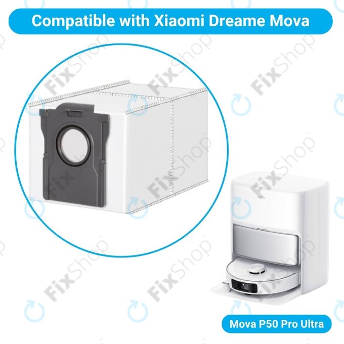 Dust Bag, 2pcs for Xiaomi Mova P50 Pro Ultra