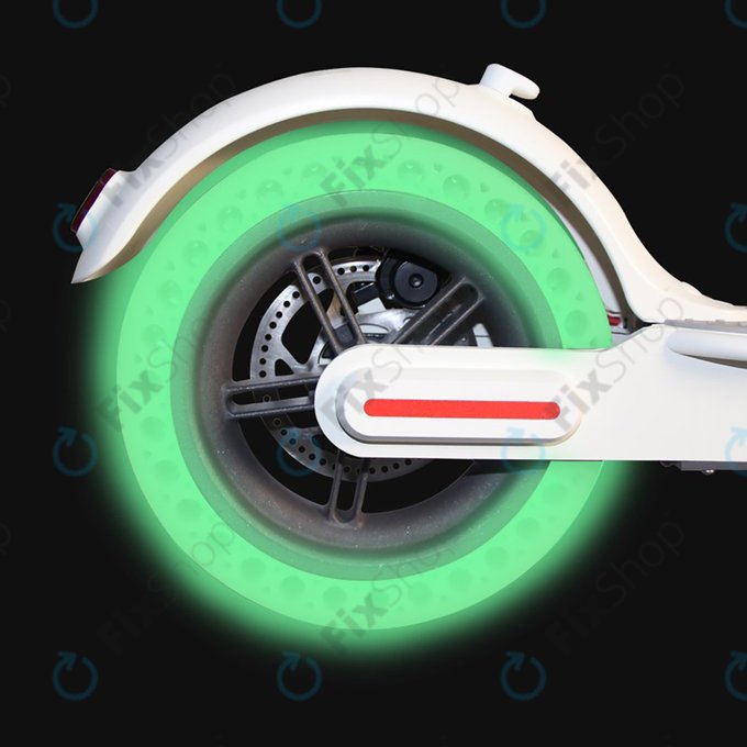 Xiaomi Mi Electric Scooter 1S, 2 M365, Essential, Pro, Pro 2 - Durable Full Tubeless Tire (Green Fluorescent)