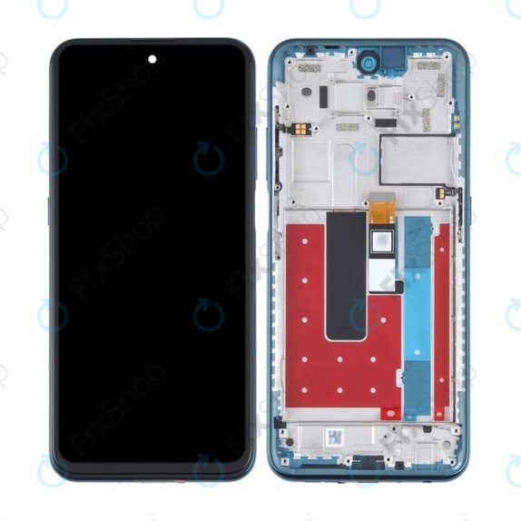 Nokia X20 TA-1341 TA-1344 - LCD Display + Touch Screen + Frame (Nordic Blue) TFT
