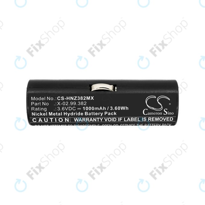 Battery for Heine Ophthalmoscope Beta 200, 1000mAh, Ni-MH, 3.6V, X-02.99.382, HQ
