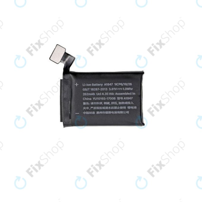 Battery for Apple Watch 3 38mm, 262mAh, GPS Version, Refurbished