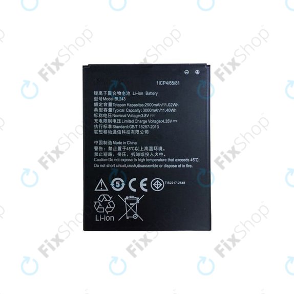 Lenovo A7000 - Battery BL243 3000mAh