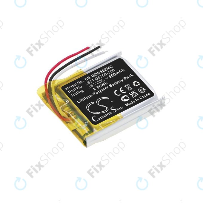 Battery for GoPro Hero 4 Session, Hero 5 Session, 800mAh, Li-Pol, 3.7V, 601-06750-000, HQ