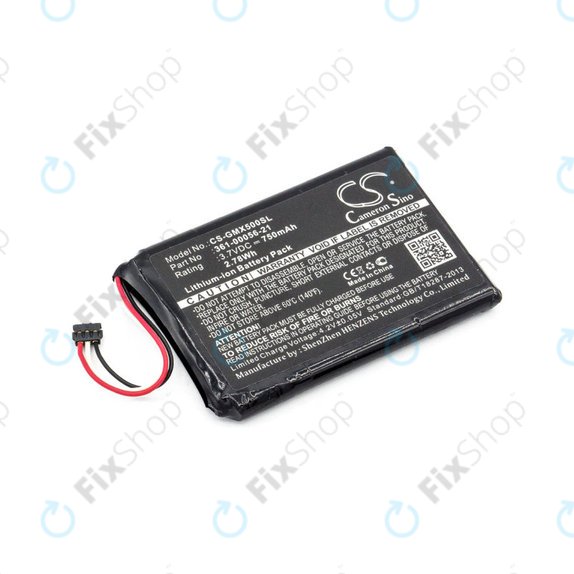 Battery for Garmin Driveluxe 50, 750mAh, Li-Ion, 3.7V, 361-00056-21, HQ