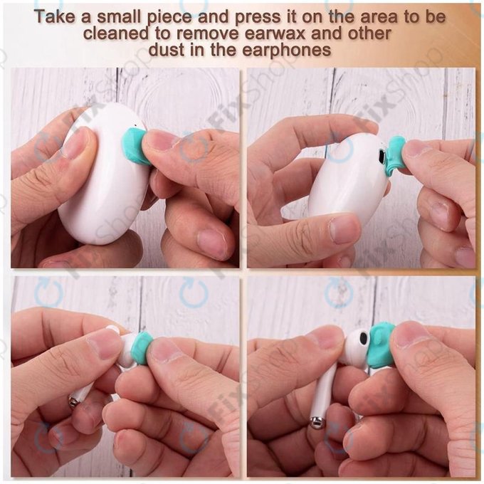 Glue Clay for Phone & Headphone Cleaning (6 Stripes)